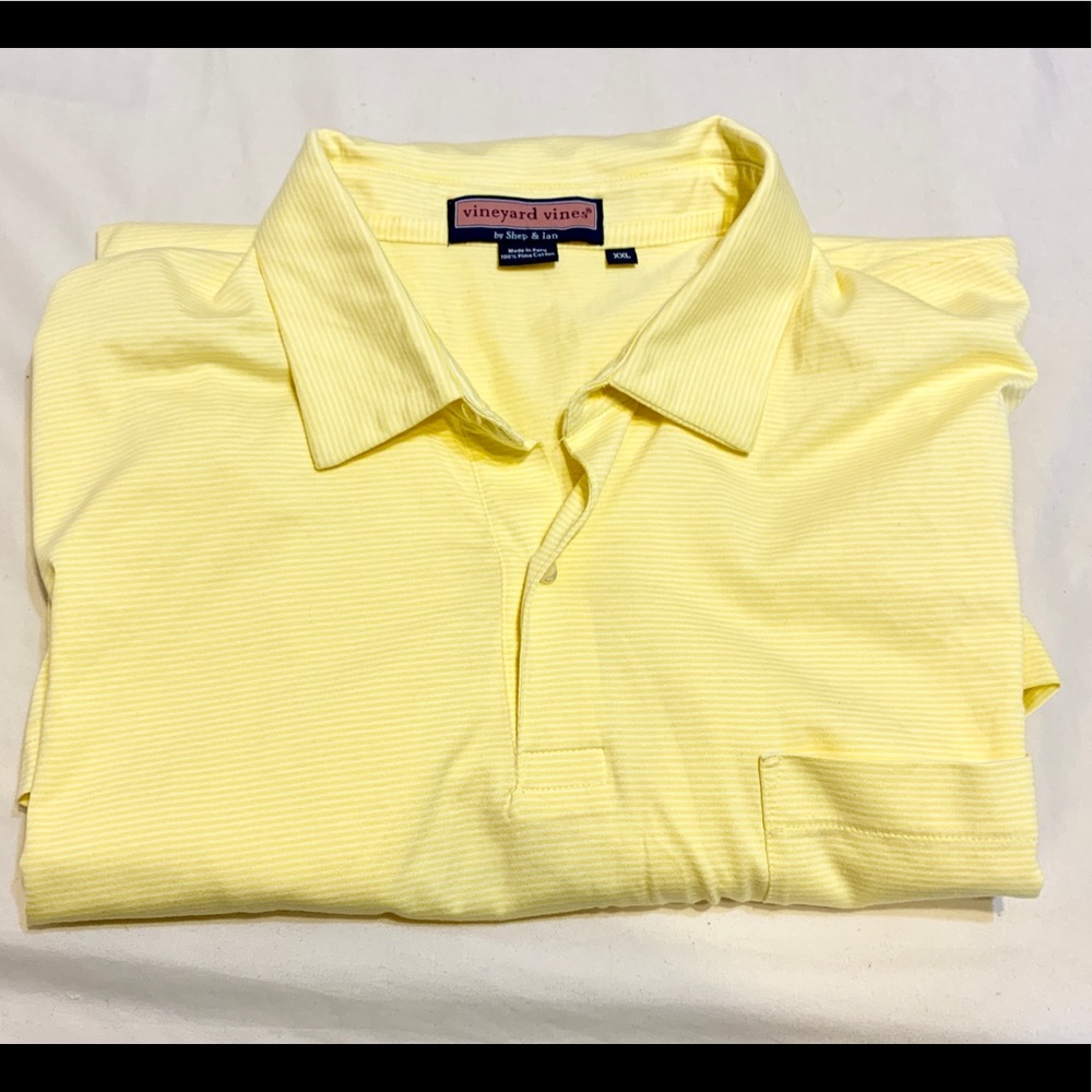 Vineyard Vines Men’s XXL yellow Polo shirt